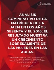 Análisis comparativo de la matrícula de la UAEM en los años sesenta y el 2016