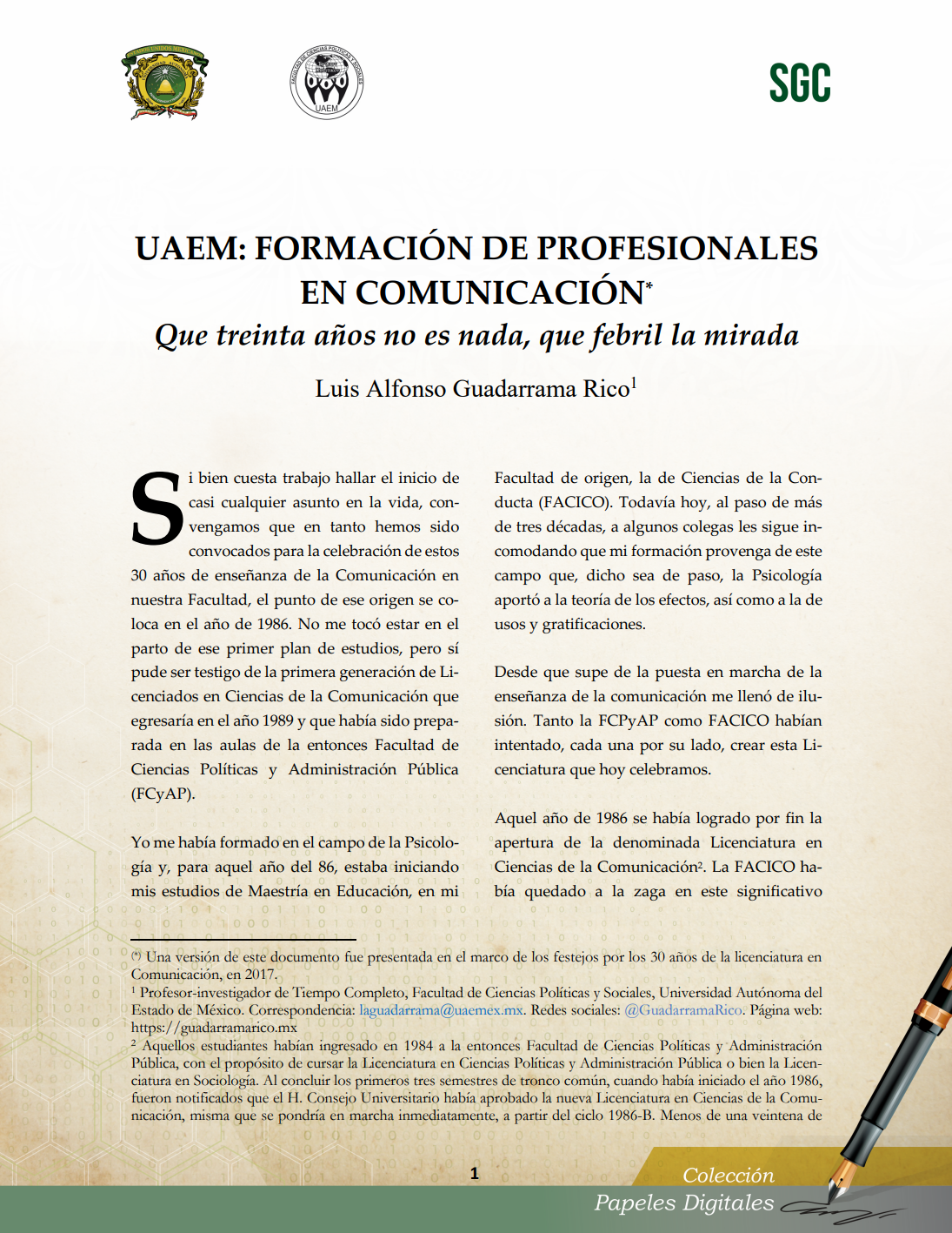 Luis Alfonso Guadarrama Rico Proyectos De Investigación En Familias Y Medios De Comunicación 3516